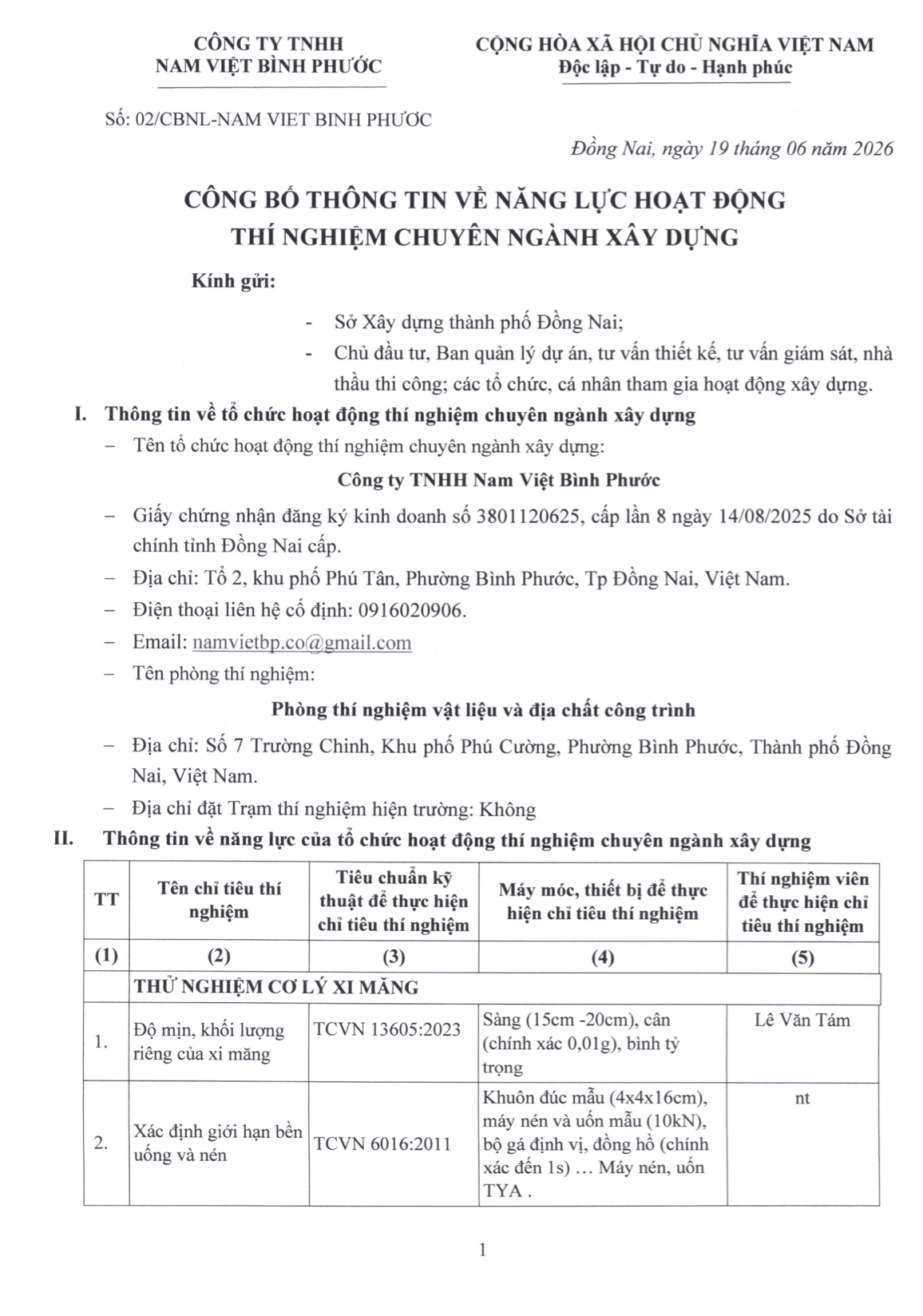 Mẫu 01 - Trang 1